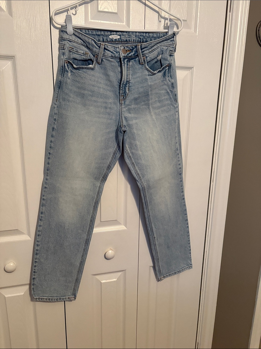 Old Navy Light Blue Denim Jeans with Contrast Stitching